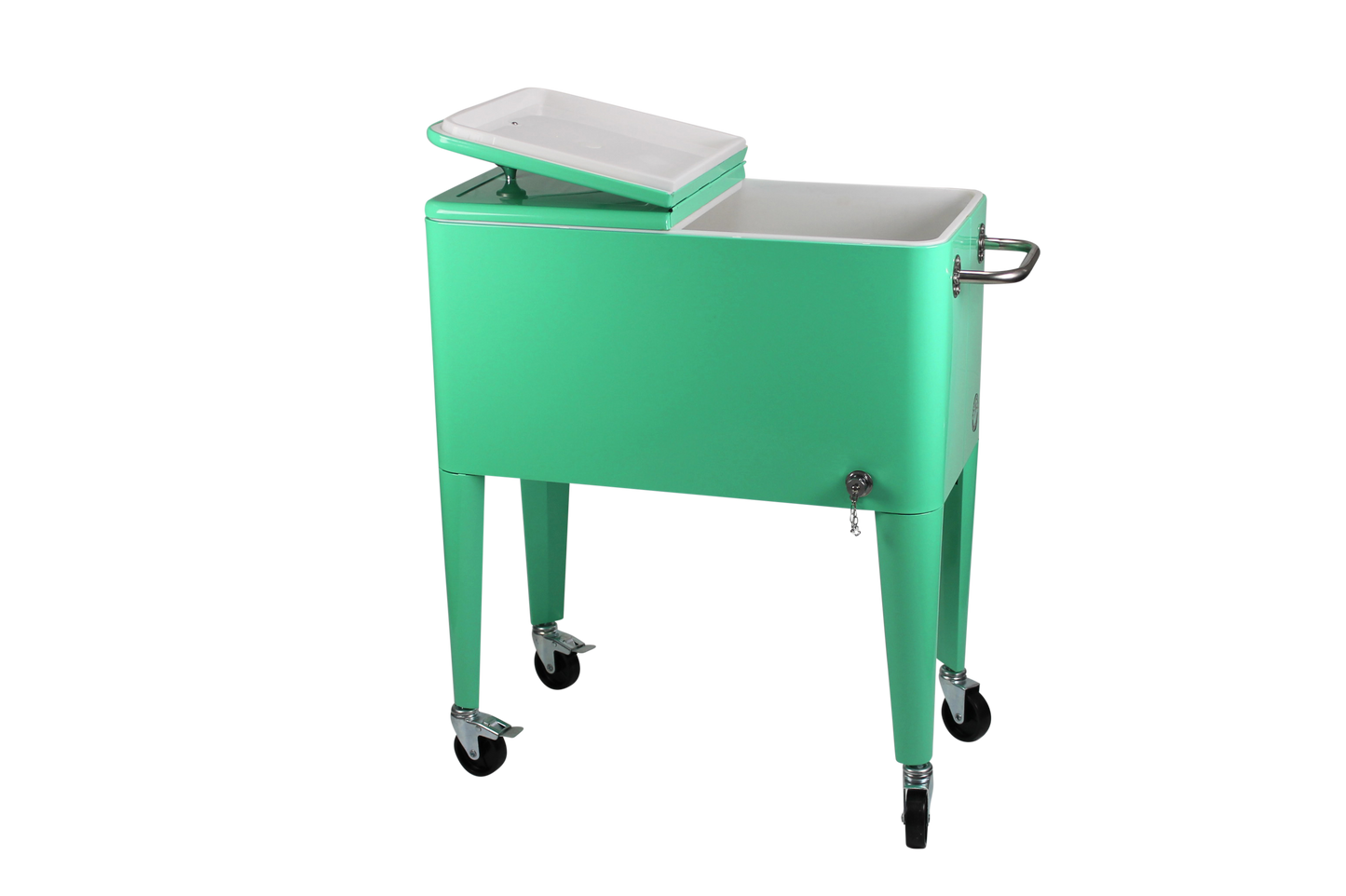 Kailua Cooler - Patio Cooler, American Cool Box, Refrigerated Truck, Party Drinks Cooler, Mint