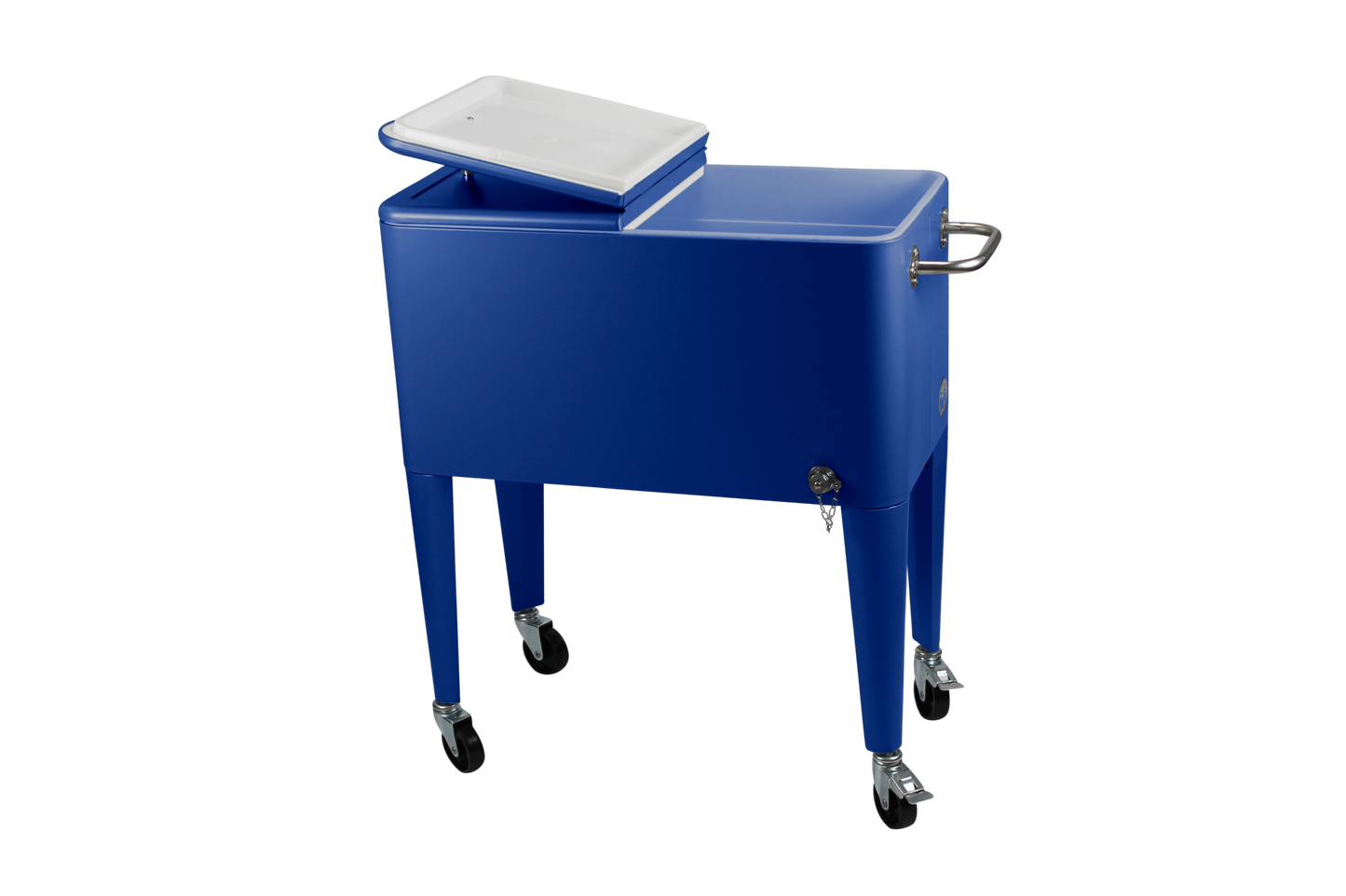 Kailua Cooler - Patio Cooler, American Cool Box, Refrigerated Truck, Party Drinks Cooler, Blue