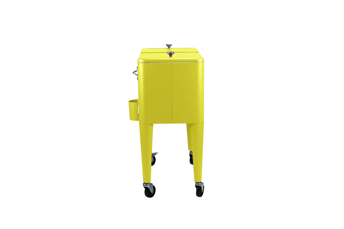 Kailua Cooler - Patio Cooler, American Cool Box, Refrigerated Truck, Party Drinks Cooler, Yellow