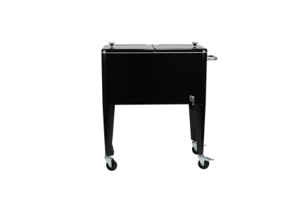 Kailua Cooler - Patio Cooler, American Cool Box, Refrigerated Truck, Party Drinks Cooler, Black