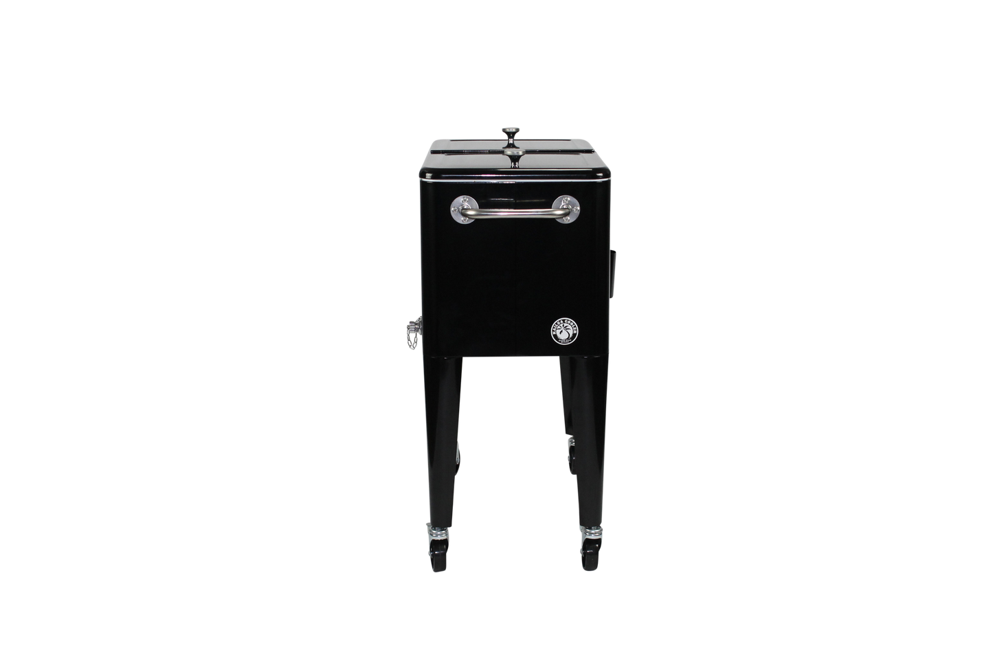 Kailua Cooler - Patio Cooler, American Cool Box, Refrigerated Truck, Party Drinks Cooler, Black