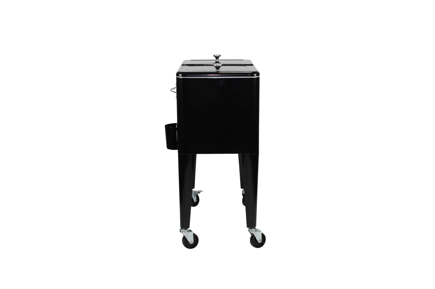 Kailua Cooler - Patio Cooler, American Cool Box, Refrigerated Truck, Party Drinks Cooler, Black