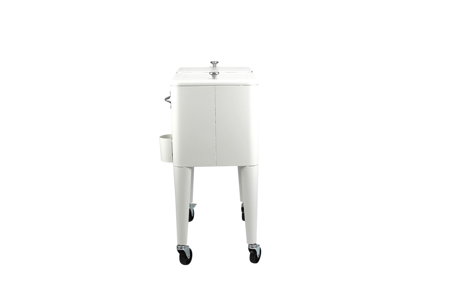 Kailua Cooler - Patio Cooler, American Cool Box, Refrigerated Truck, Party Drinks Cooler, White
