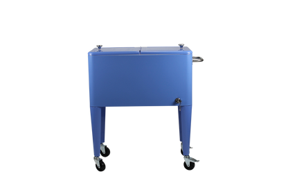 Kailua Cooler - Patio Cooler, American Cool Box, Refrigerated Truck, Party Drinks Cooler, Sky blue