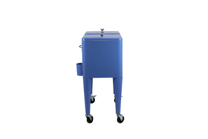 Kailua Cooler - Patio Cooler, American Cool Box, Refrigerated Truck, Party Drinks Cooler, Sky blue