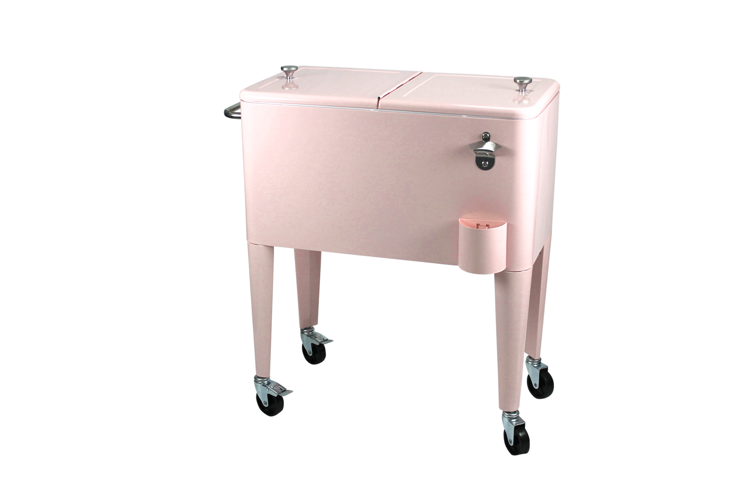 Kailua Cooler - Patio Cooler, American Cool Box, Refrigerated Truck, Party Drinks Cooler, Pink