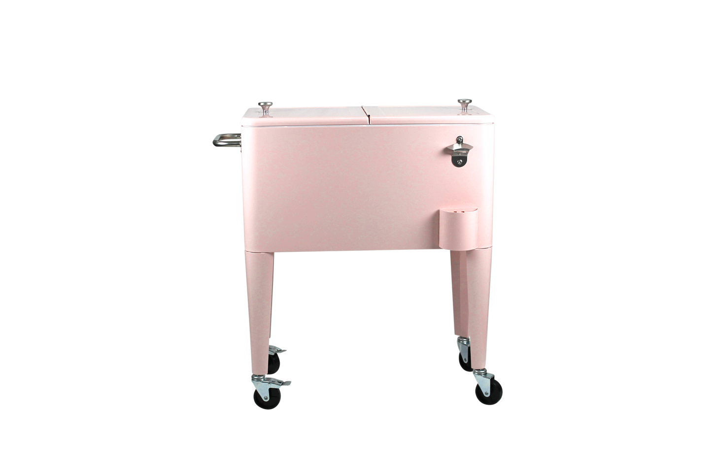 Kailua Cooler - Patio Cooler, American Cool Box, Refrigerated Truck, Party Drinks Cooler, Pink