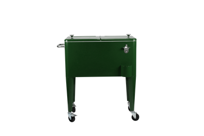 Kailua Cooler - Patio Cooler, American Cool Box, Refrigerated Truck, Party Drinks Cooler, Racing Green