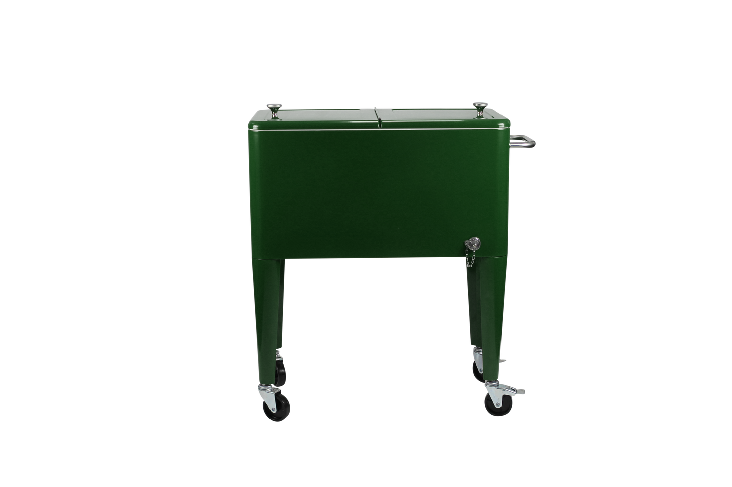 Kailua Cooler - Patio Cooler, American Cool Box, Refrigerated Truck, Party Drinks Cooler, Racing Green