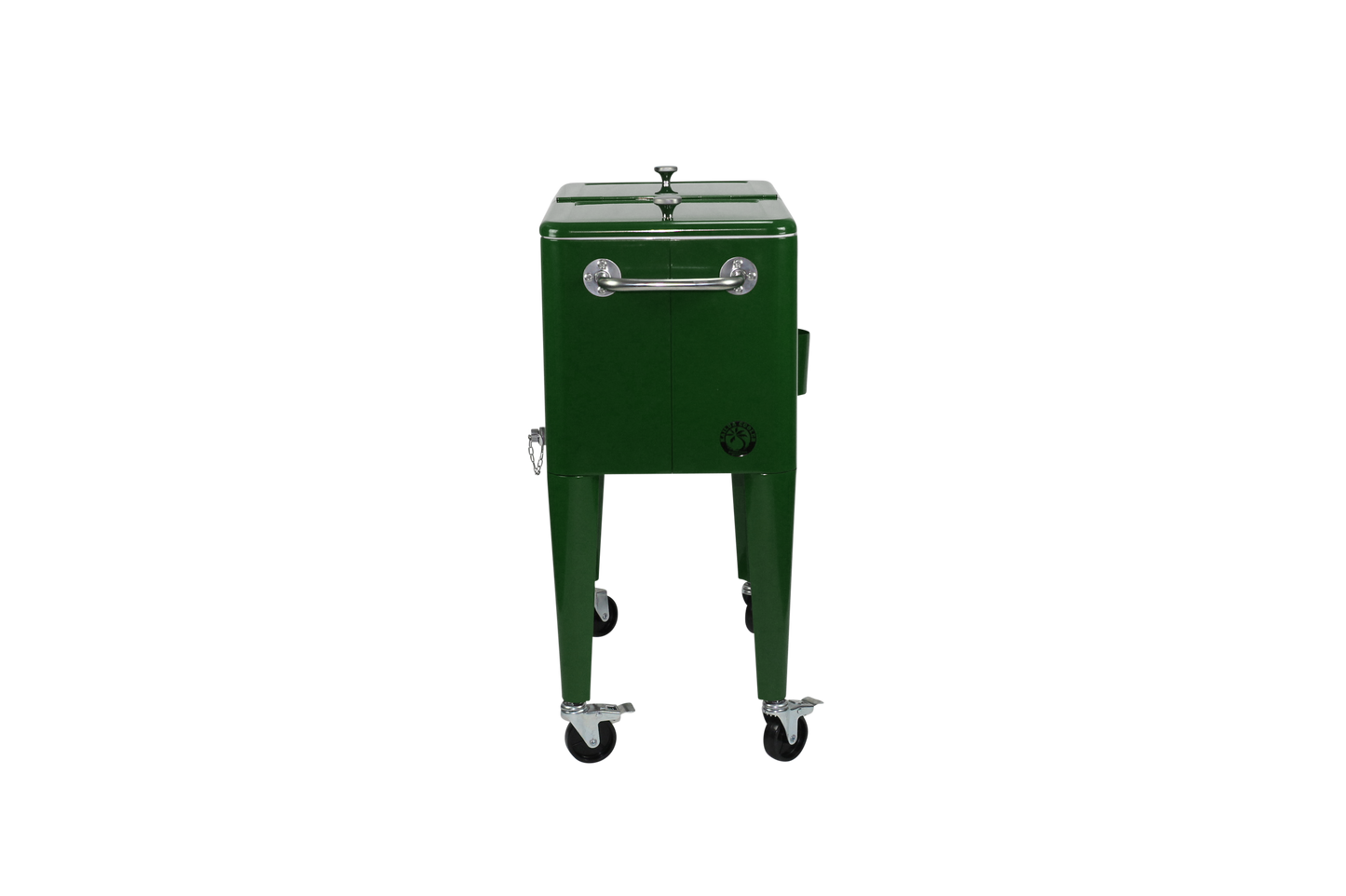 Kailua Cooler - Patio Cooler, American Cool Box, Refrigerated Truck, Party Drinks Cooler, Racing Green