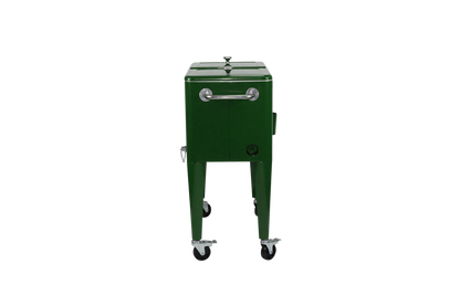 Kailua Cooler - Patio Cooler, American Cool Box, Refrigerated Truck, Party Drinks Cooler, Racing Green