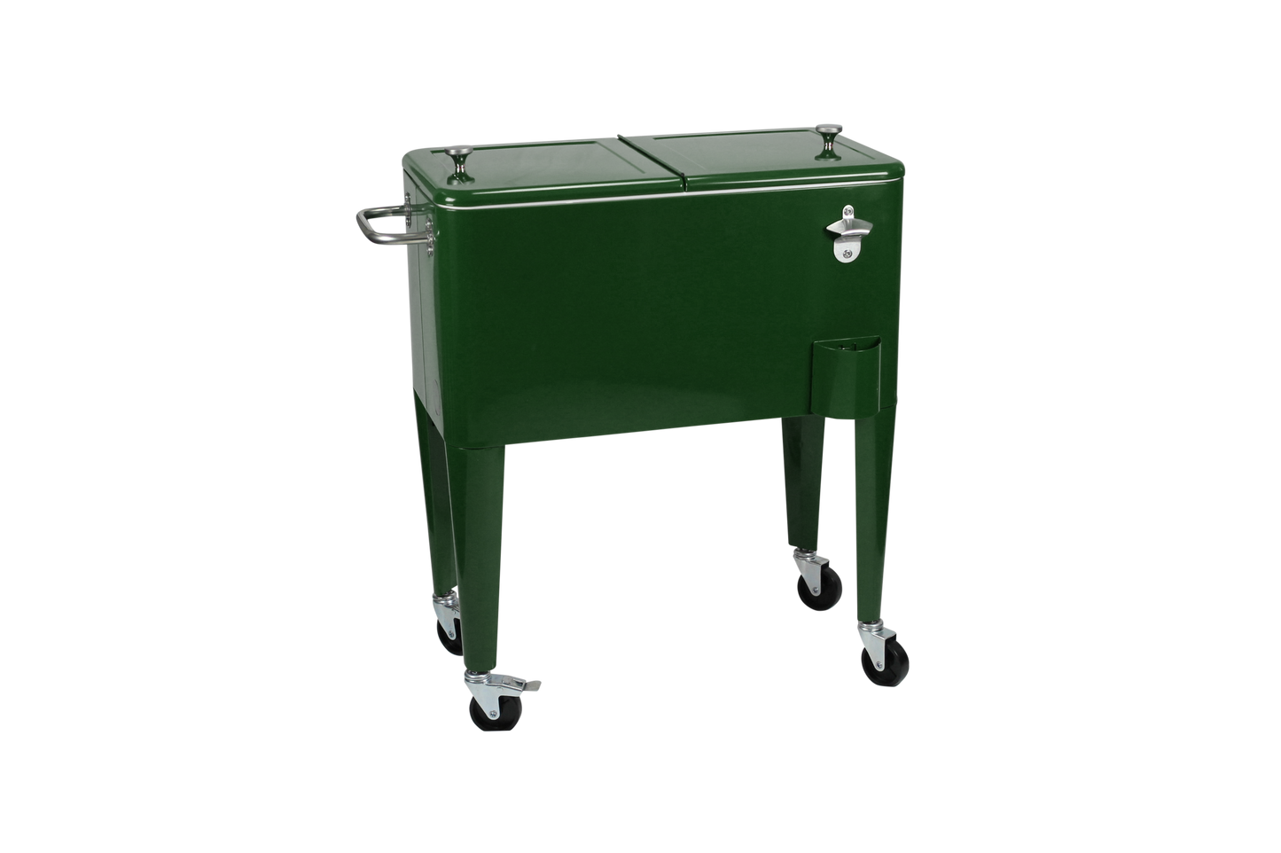 Kailua Cooler - Patio Cooler, American Cool Box, Refrigerated Truck, Party Drinks Cooler, Racing Green