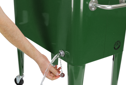 Kailua Cooler - Patio Cooler, American Cool Box, Refrigerated Truck, Party Drinks Cooler, Racing Green