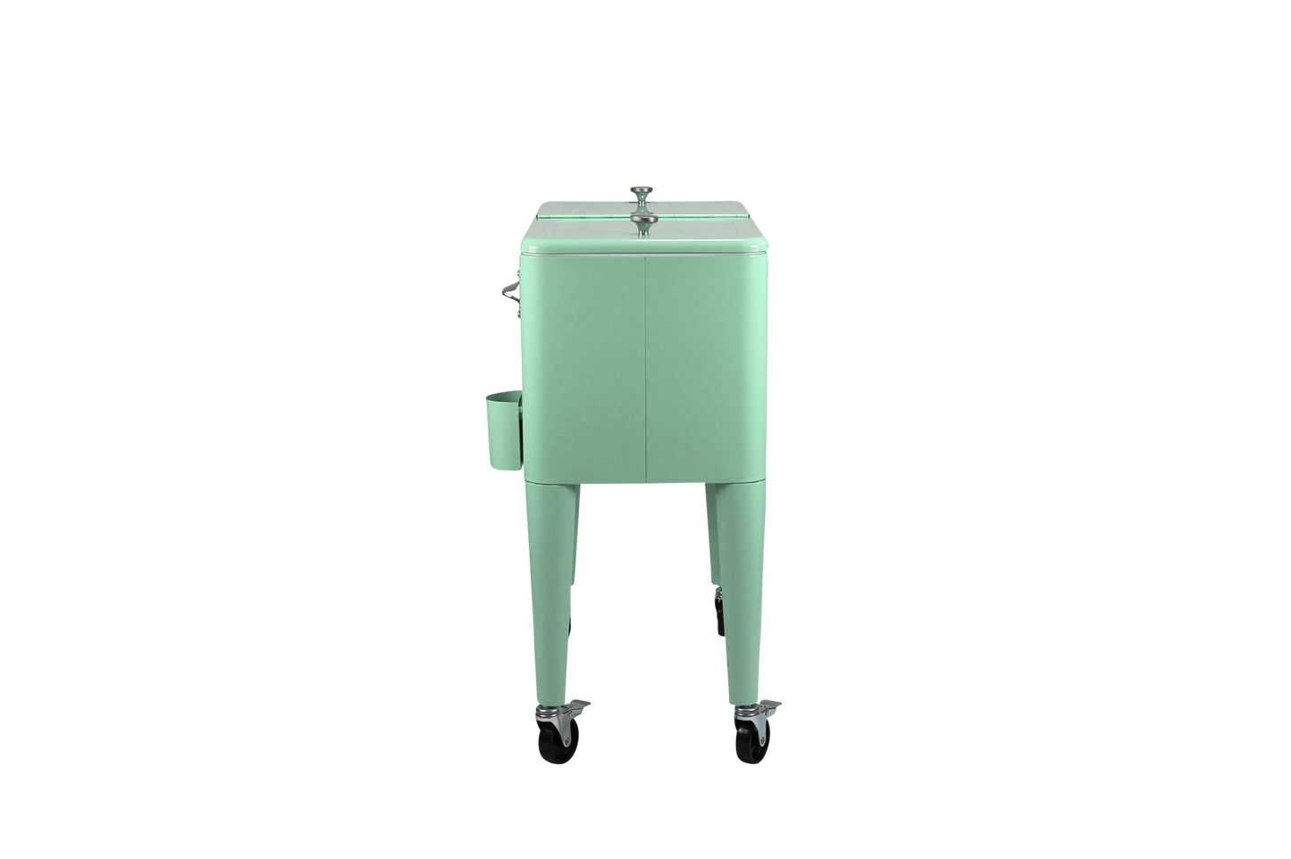 Kailua Cooler - Patio Cooler, American Cool Box, Refrigerated Truck, Party Drinks Cooler, Summer green