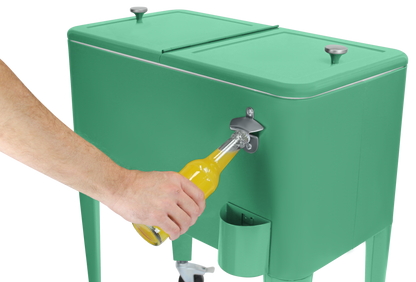 Kailua Cooler - Patio Cooler, American Cool Box, Refrigerated Truck, Party Drinks Cooler, Mint